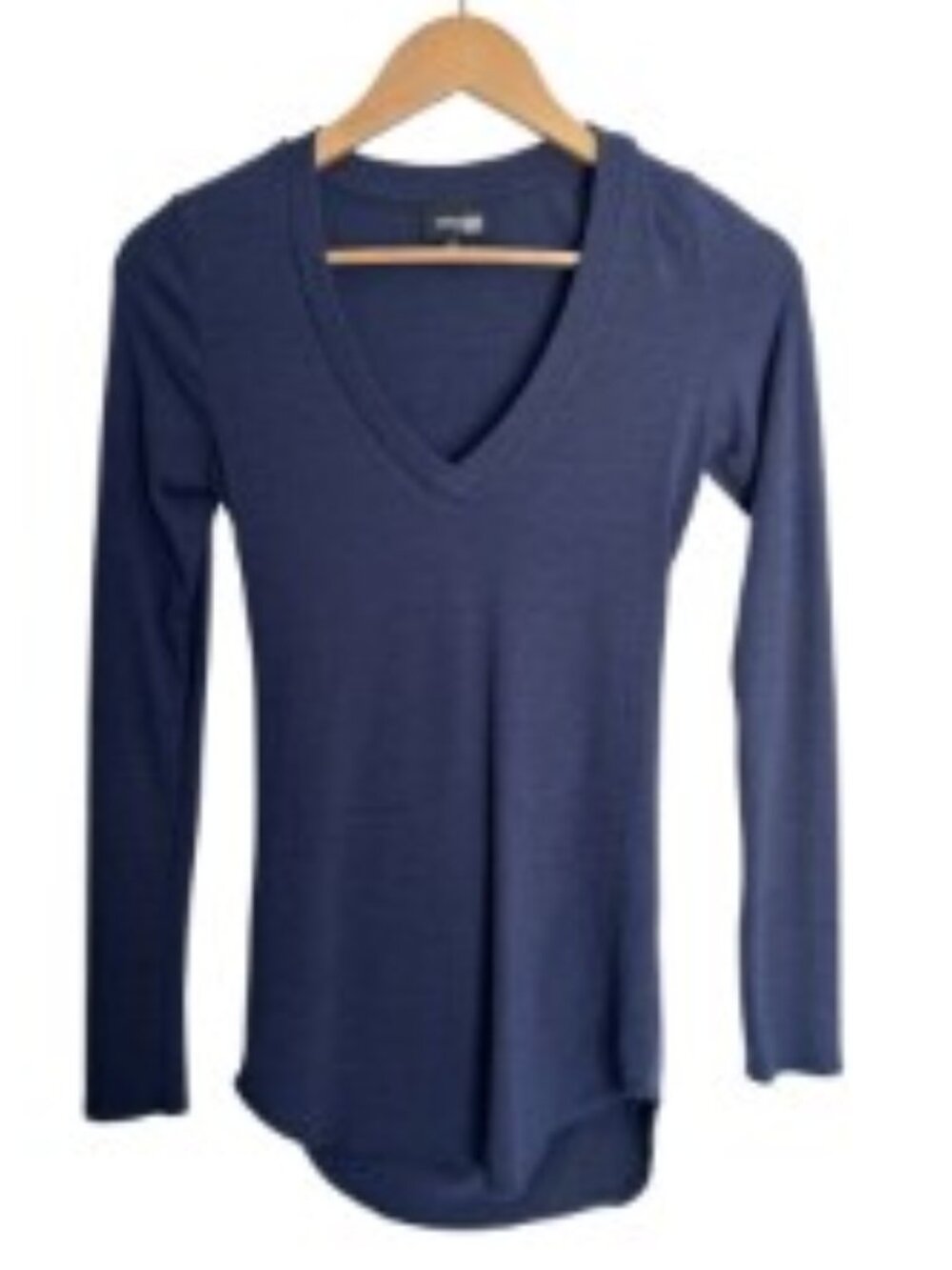 Wilfred Free Long Sleeve Open Back Top Small
